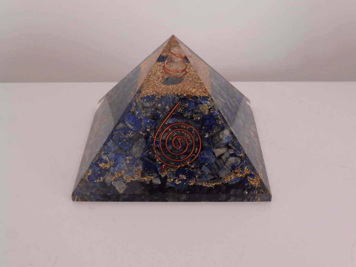 Pyramide Orgonite Lapis Lazuli - Pierre de Santé