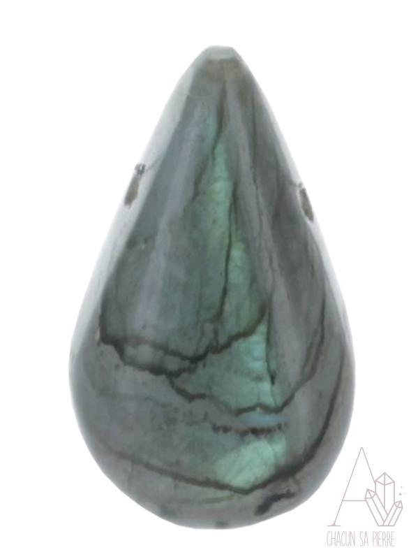 labradorite pendentif goutte