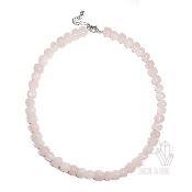 Quartz-Rose-collier