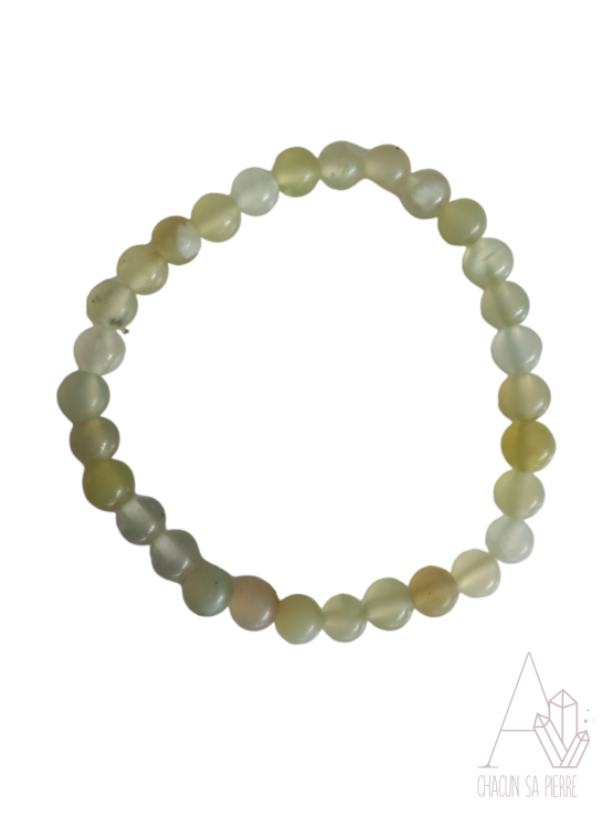 Jade bracelet boules 6mm
