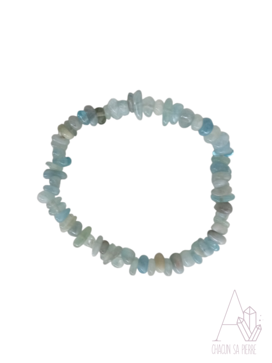 Aigue marine bleue vert bracelet baroque