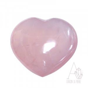quartz rose coeur