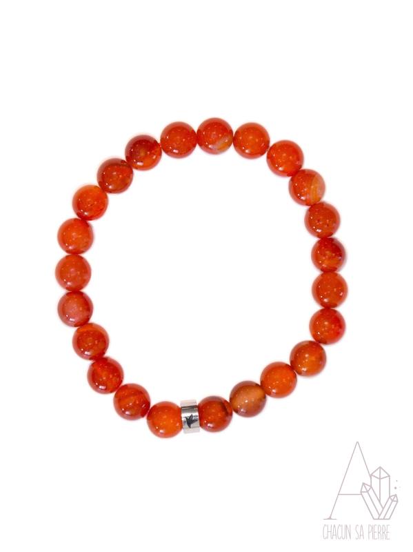 bracelet cornaline