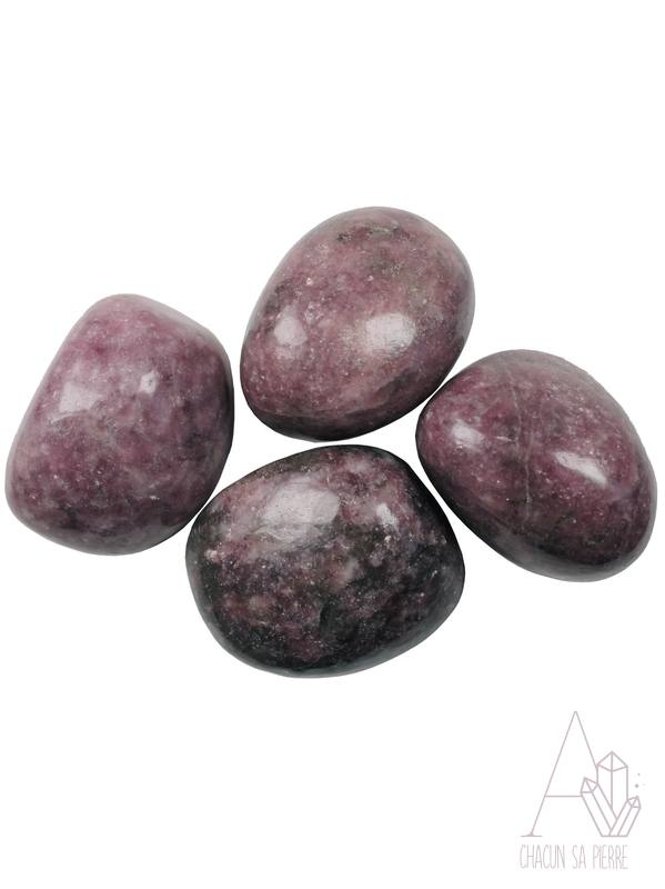 lépidolite roulée