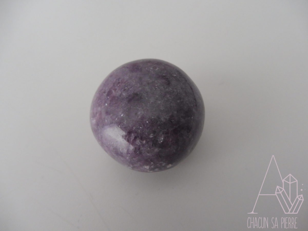 Pendentif lépidolite ovale - Brin de Syl