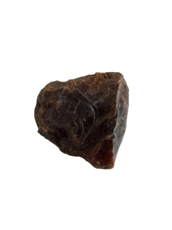 Ambre morceau brute aux reflets rouges 4/6cm