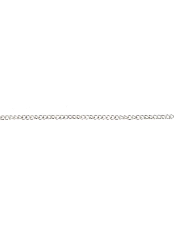 Chaîne en métal argenté 45cm