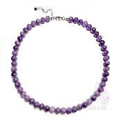 Lepidolite-collier