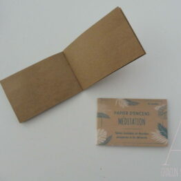 carnet papier d'encens