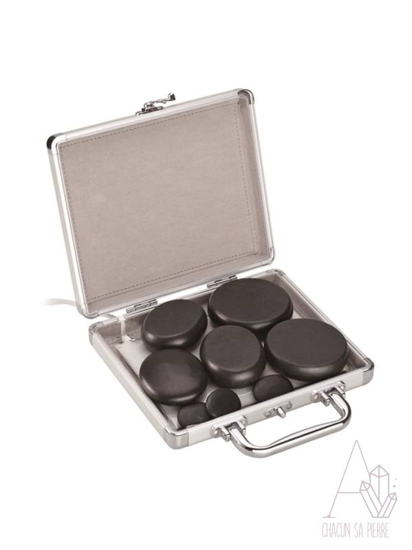 pierres de lave malette chauffante