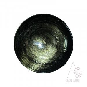 obsidienne dorée sphère