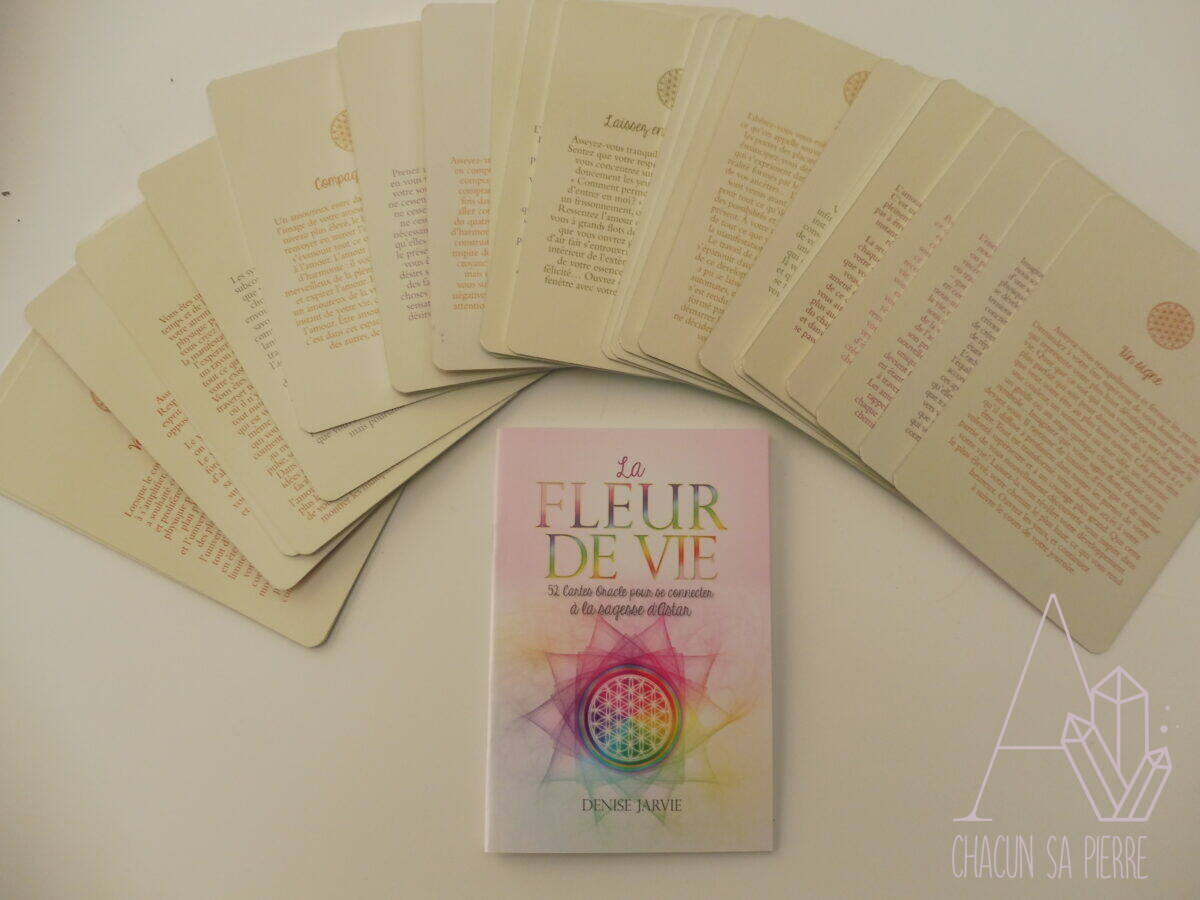 LA FLEUR DE VIE - CARTES ORACLES