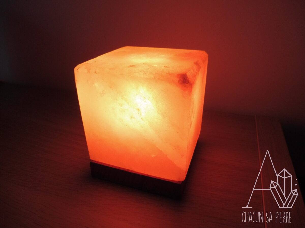 Lampe de sel Cube  A Chacun sa Pierre