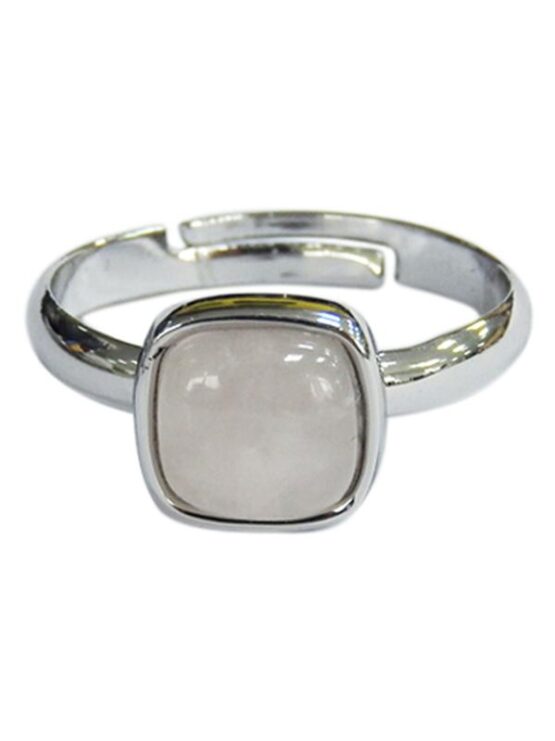 Quartz rose bague