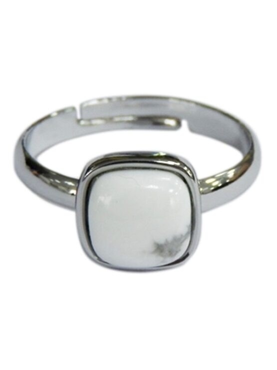 Howlite bague