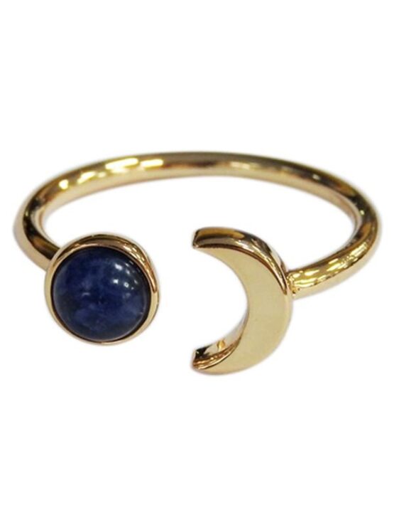 Bague Sodalite lune