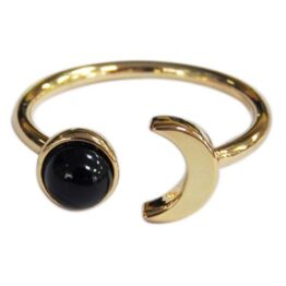 Bague Onyx lune