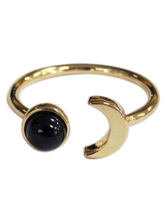 Bague Onyx lune
