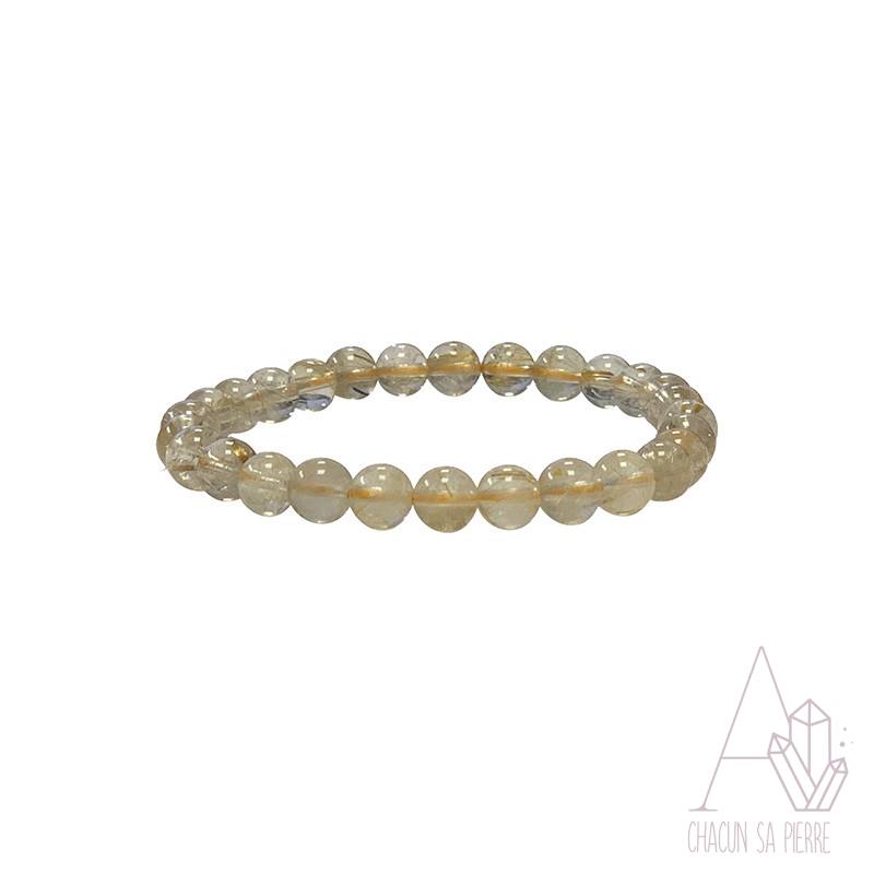 quartz rutile bracelet