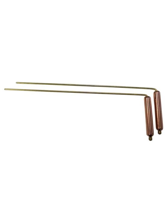 Baguette de sourcier (cuivre et laiton)