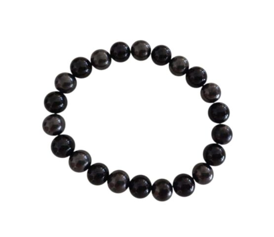 Bracelet contre les ondes électromagnétiques (Tourmaline noire/Shungite)