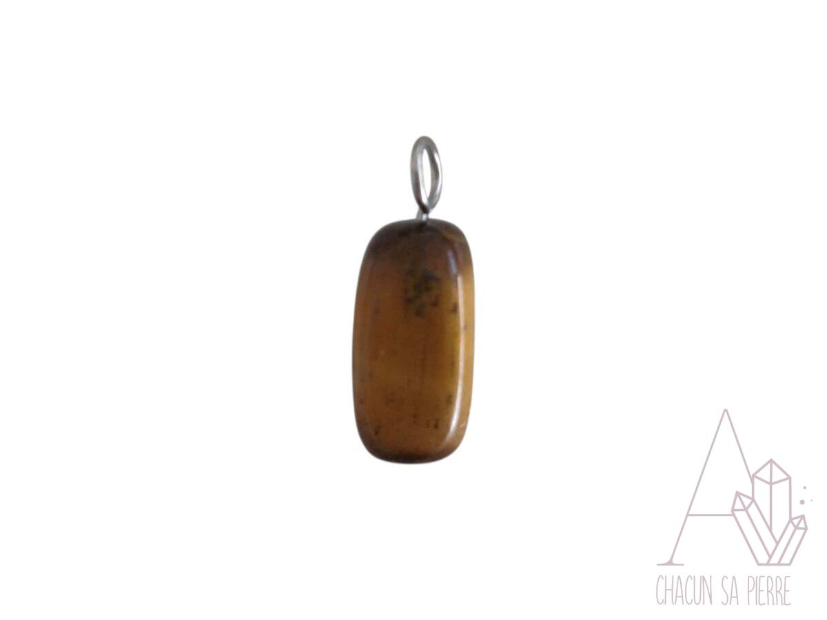 œil du tigre pendentif