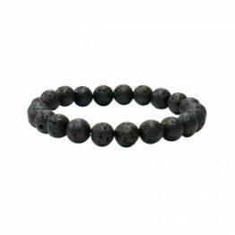 Pierre de lave bracelet boules 8mm