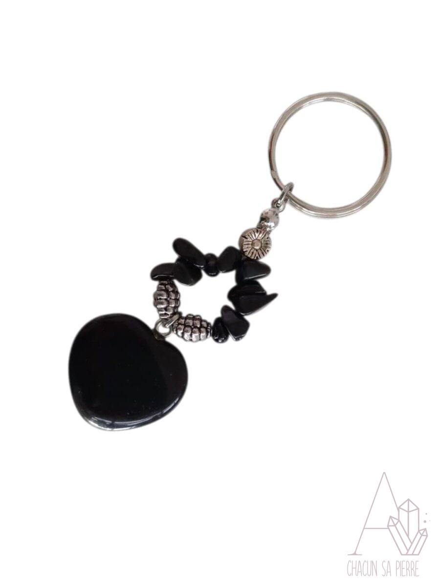 porte-clé onyx noir