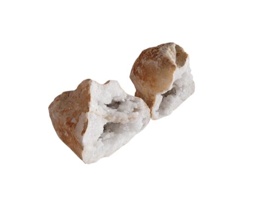 Calcite blanche géode 1.355kg – Image 2