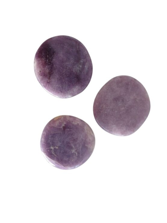 Lépidolite pierre plate