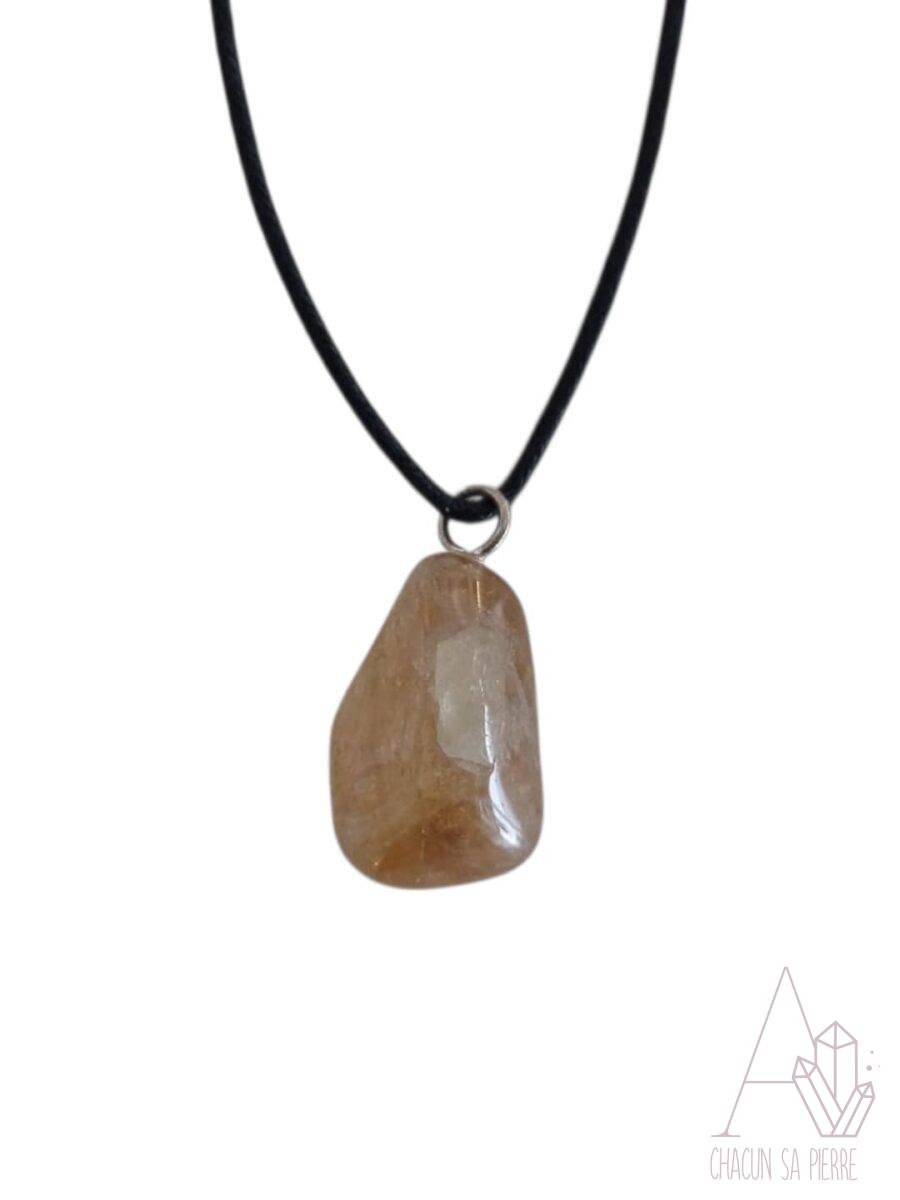citrine pendentif