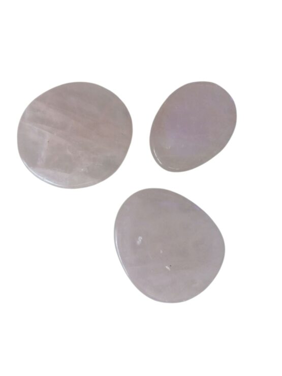 Quartz rose pierre plate