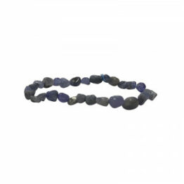 Tanzanite bracelet pierre roulée