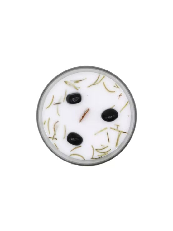 Bougie Bois de santal et Quartz rose – Image 2