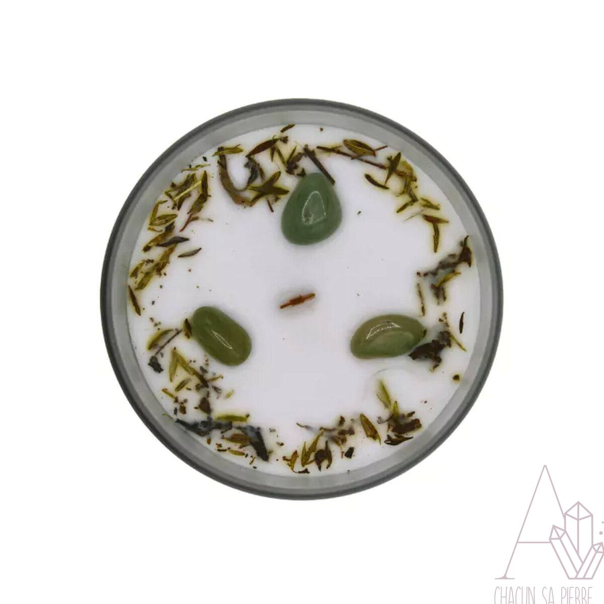 Bougie Chance (patchouli et aventurine) – Image 2