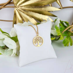 Pendentif Arbre de vie plaqué or